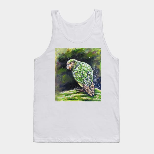 Kakapo Bird by Ira Tank Top by irajane